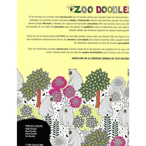 Doddle Books: Zoo Doddles para Conseguir La Relajación Interior