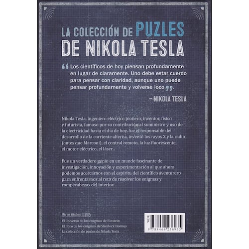 Colección De Puzzles Nikola Tesla