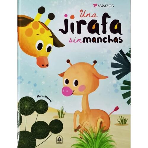 Una jirafa sin manchas
