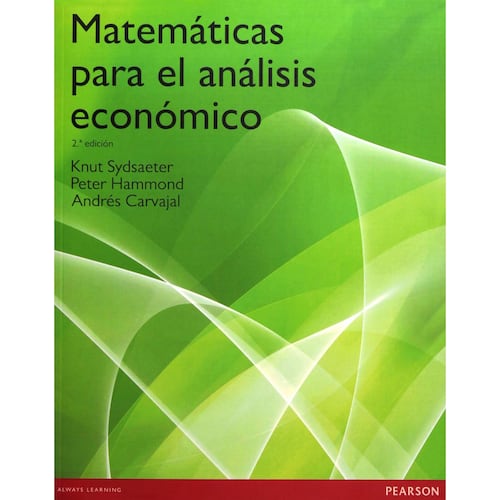 Matematicas Para El Analisis Economico