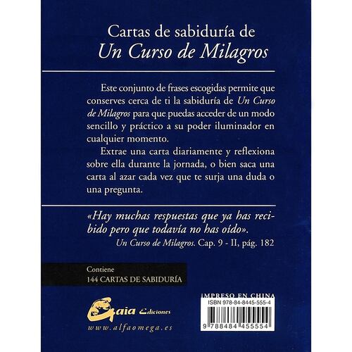 Un Curso de Milagros Cartas de Sabiduría