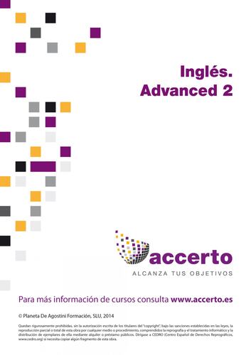 Inglés. Advanced 2