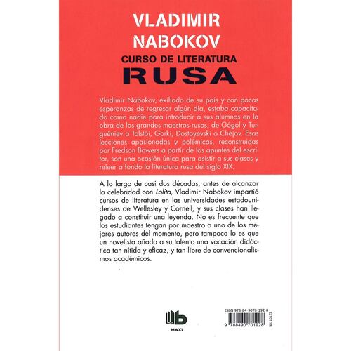 Curso de Literatura Rusa