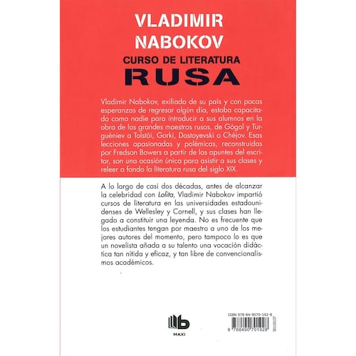 Curso de Literatura Rusa