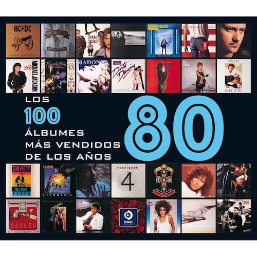 Los 100 álbumes más vendidos de los años 80