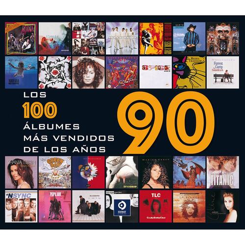 Los 100 álbumes más vendidos de los años 90