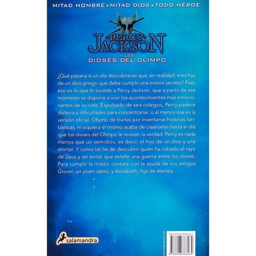 Percy Jackson y los Dioses del Olimpo 1. el Ladrón del Rayo
