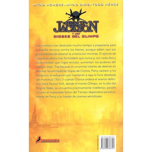 Percy Jackson y Los Dioses Del Olimpo 5. El Último Héroe Del Olimpo (Nueva Edición)