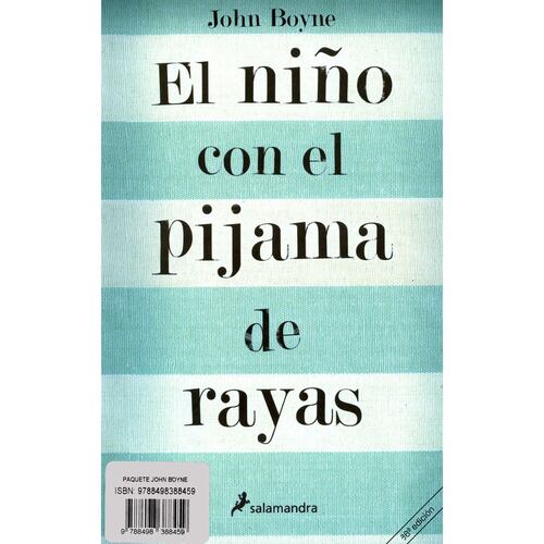 PAQUETE JOHN BOYNE. EL NIÑO CON EL PIJAMA DE RAYAS / EL NIÑO EN LA