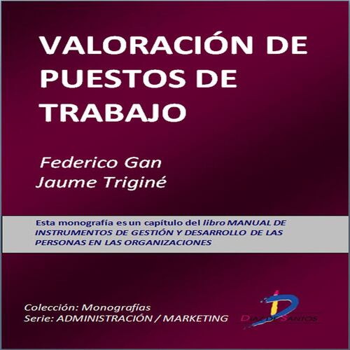 Valoración de puestos de trabajo