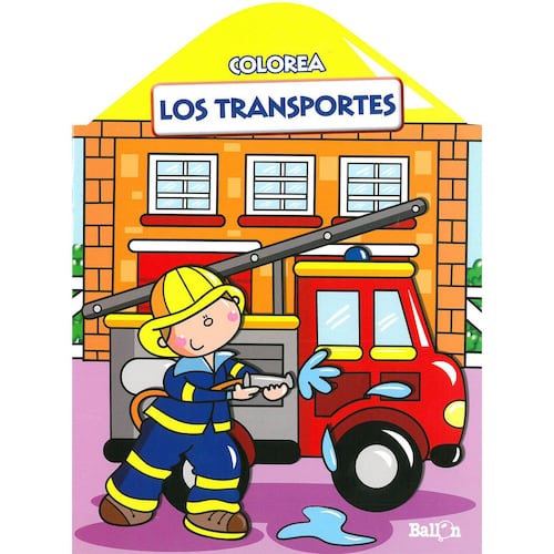 Los transportes (Pinta de colores - libros casita)