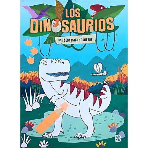 Dinosaurios bloc colorear