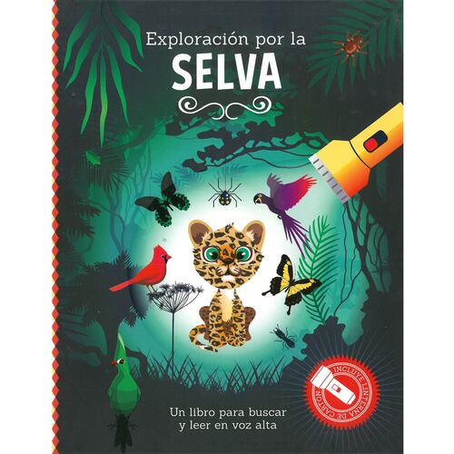 Exploración por la selva (Libro con linterna)