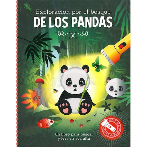 Exploración por el bosque de los pandas (Libro con linterna)
