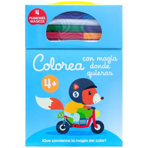 Colorea con magia donde quieras. 4+ zorro