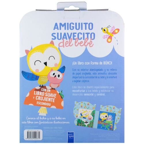 Amiguito suavecito del bebé: Búho