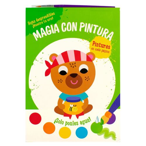 Magia Con Pintura Ponles Agua Oso