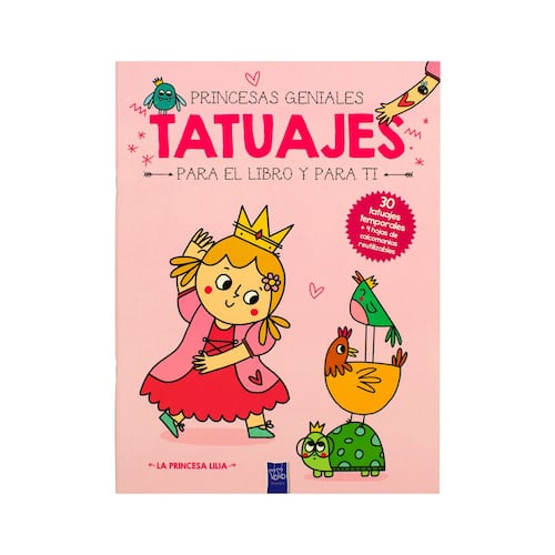 Tatuajes para el libro y para ti la princesa Lilia