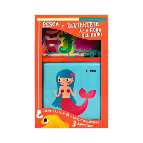Pesca y diviértete a la hora del baño sirena