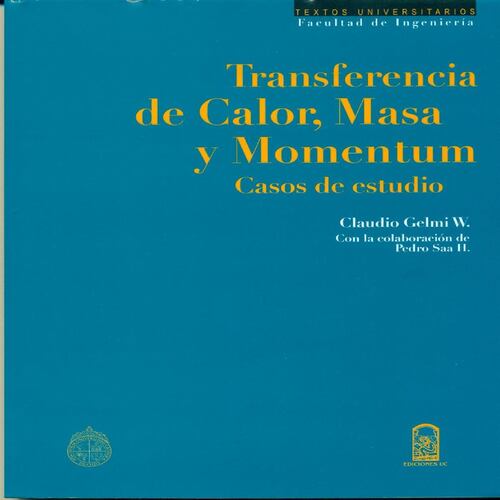 Transferencia de calor, masa y momentum