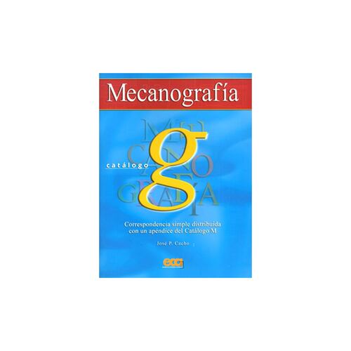 Mecanografia, Catalogo "G"