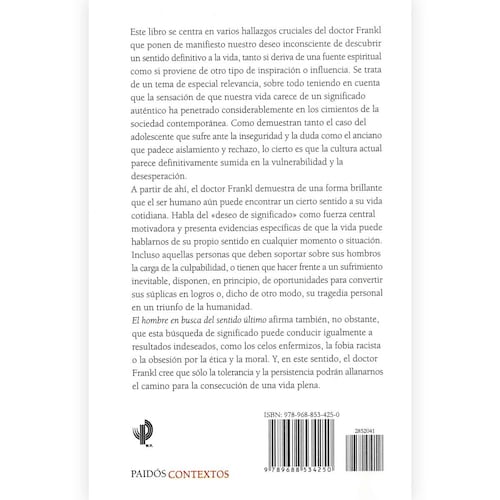 El hombre en busca de sentido (Spanish Edition)