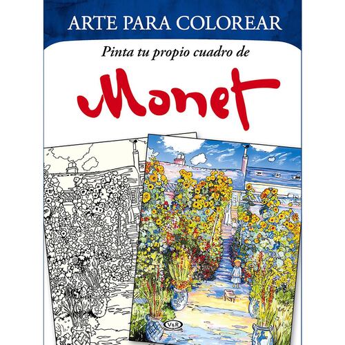 Monet arte para colorear
