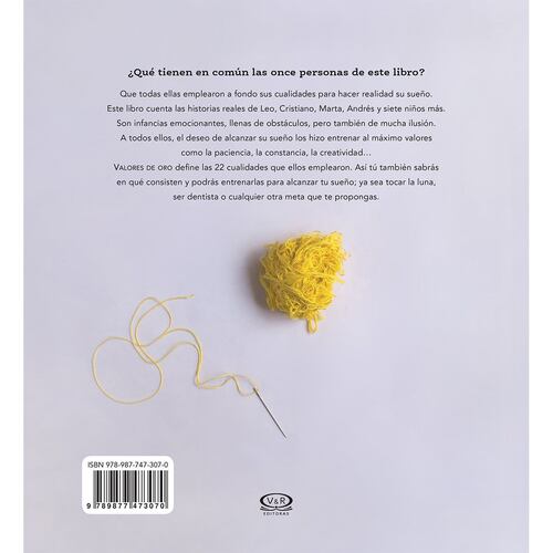 Valores de oro entrénate para soñar