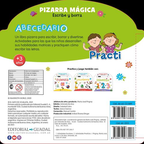 Pizarra mágica abecedario