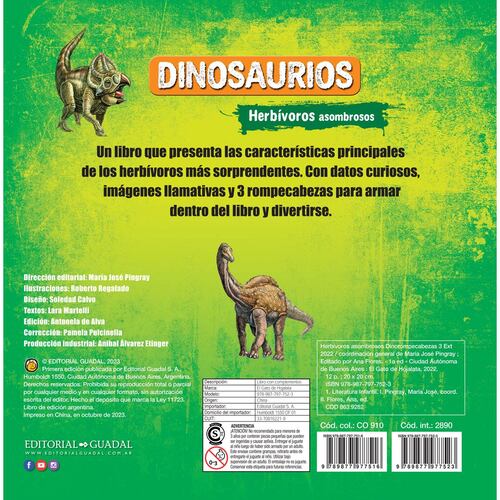 Dinosaurios - Herbívoros asombrosos