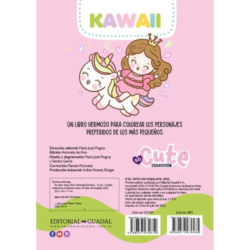 Mi primer libro para colorear kawaii