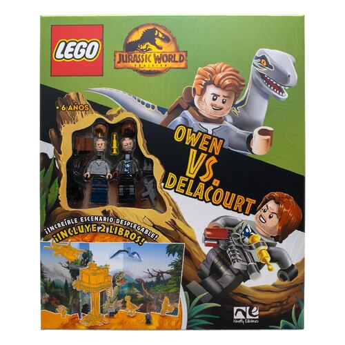 Lego Jurassic World Owen VS Delacourt