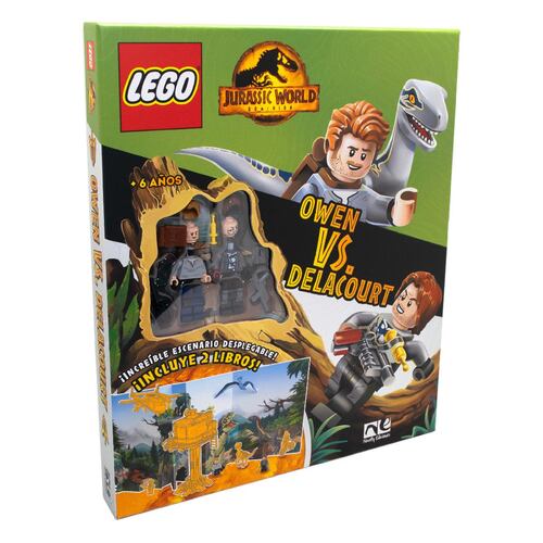 Lego Jurassic World Owen VS Delacourt