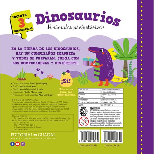 Animales para armar - dinosaurios