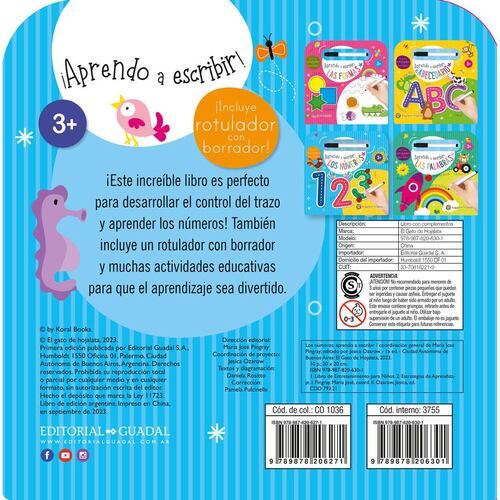 Aprende A Escribir: Números