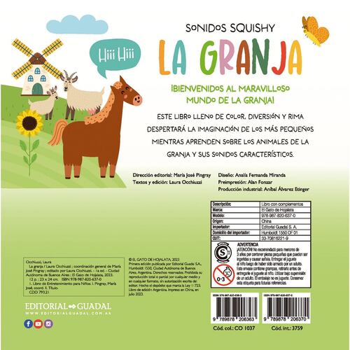 Sonidos Squishy: La granja