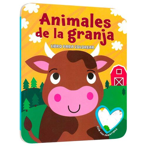 Animales de la granja, libro para colorear