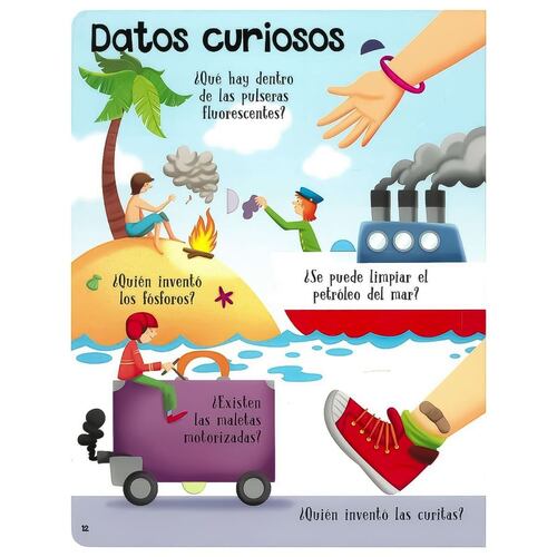 60 Increíbles datos curiosos sobre ciencia e inventos, libro levanta tapitas