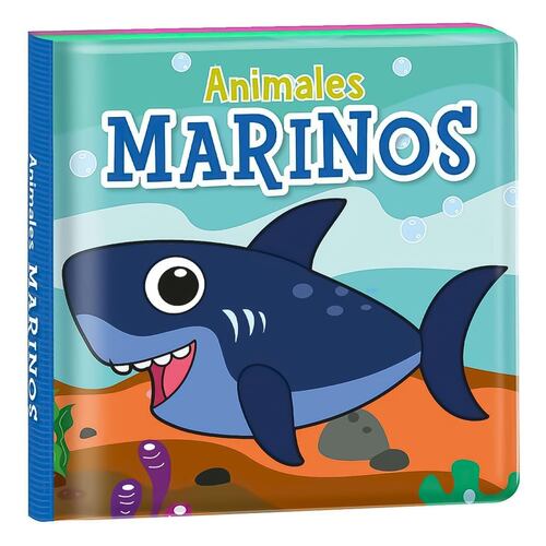 Libro de animales marinos, baño cambia de color