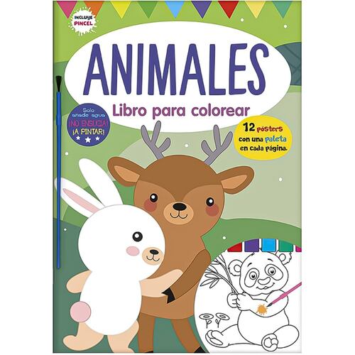 Animales , libros con acuarelas