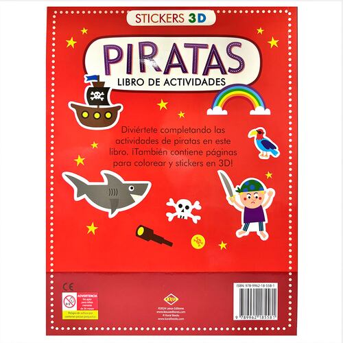 Piratas Libro de Actividades stickers