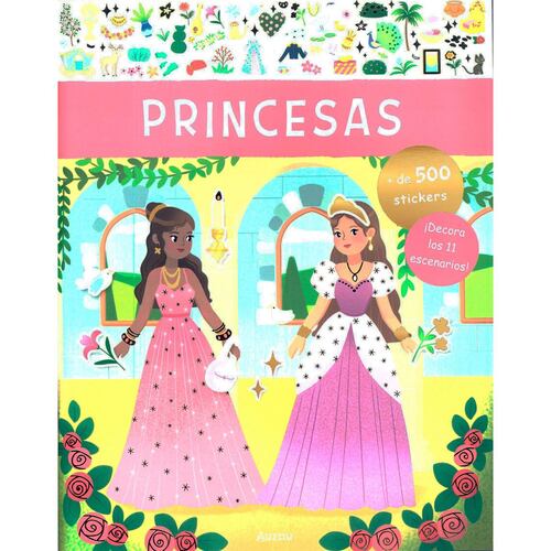 Libro de stickers princesas