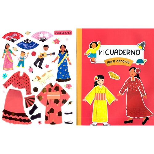 Libro de stickers alrededor del mundo