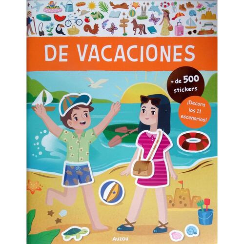 Libro de stickers de vacaciones