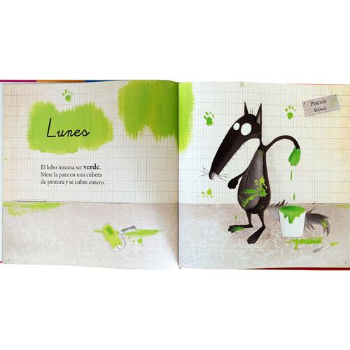 Mis pequeñas aventuras el lobo que quiere cambiar de color