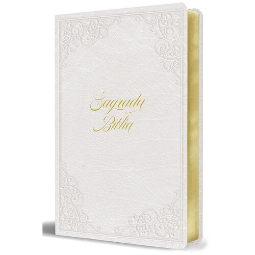 Biblia Católica Floral Cloth