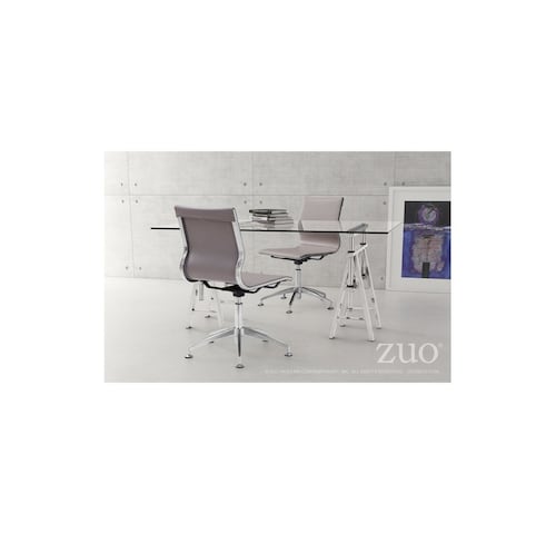 Silla De Oficina Glider (Conferencia) - Cafe Claro - Kessa.