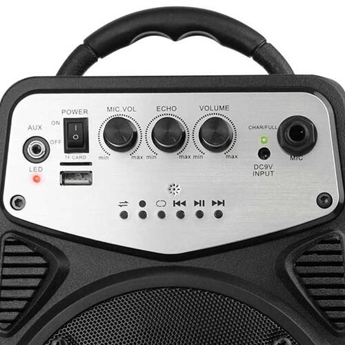 Mini Bafle 6 plg. Zonar Z6BT Amplificado Bluetooth Recargable Portátil Usb