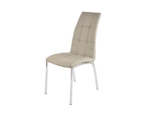 Silla piel Deco grayge - Kessa.