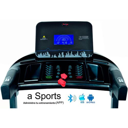 Caminadora Electrica 3.5 HP Inclinacion Automatica Bluetooth Profesional Plegable Pantalla LCD Reduccion de Impacto Centurfit